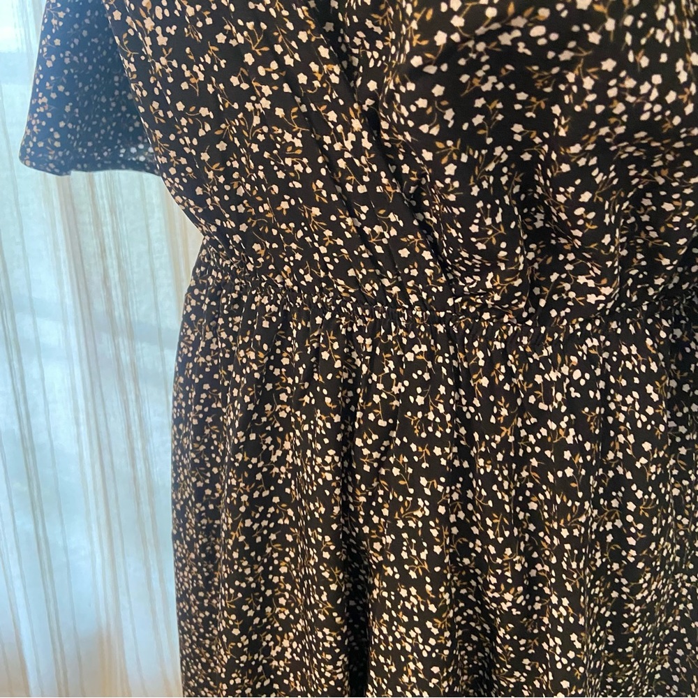 SHEIN | Confetti Print Butterfly Sleeve Dress - Picture 3 of 5